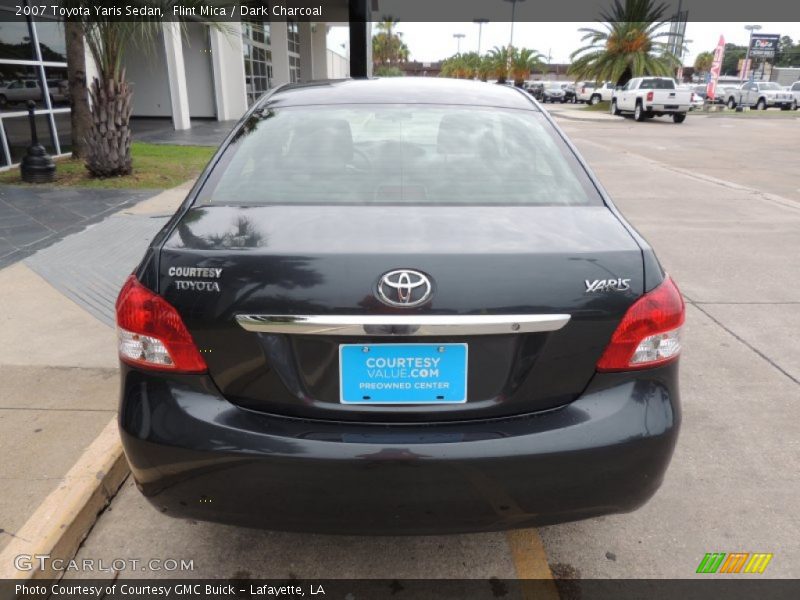 Flint Mica / Dark Charcoal 2007 Toyota Yaris Sedan