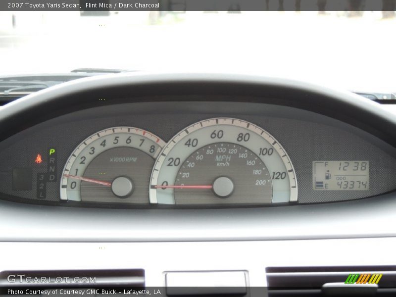 Flint Mica / Dark Charcoal 2007 Toyota Yaris Sedan