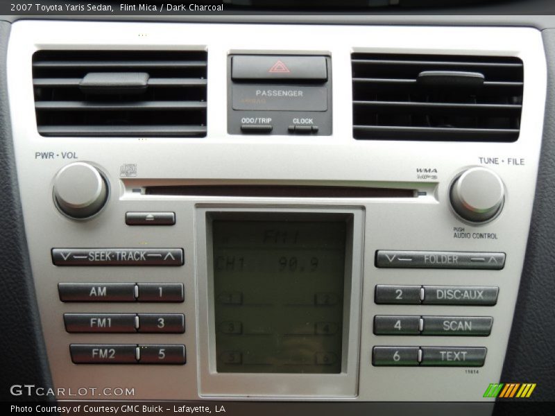 Flint Mica / Dark Charcoal 2007 Toyota Yaris Sedan