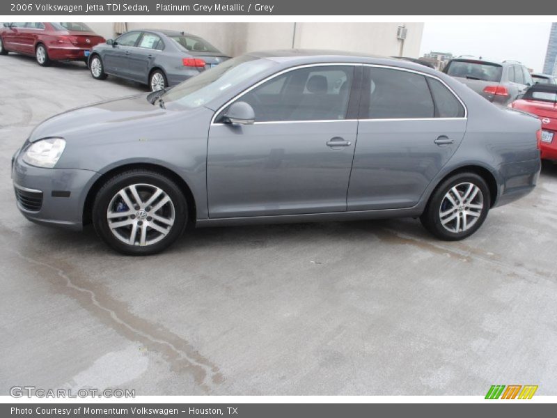 Platinum Grey Metallic / Grey 2006 Volkswagen Jetta TDI Sedan