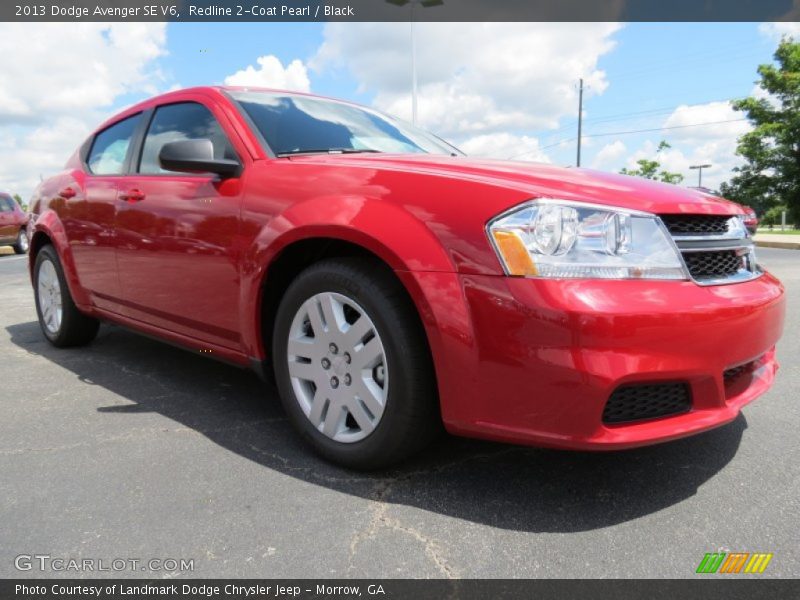 Redline 2-Coat Pearl / Black 2013 Dodge Avenger SE V6