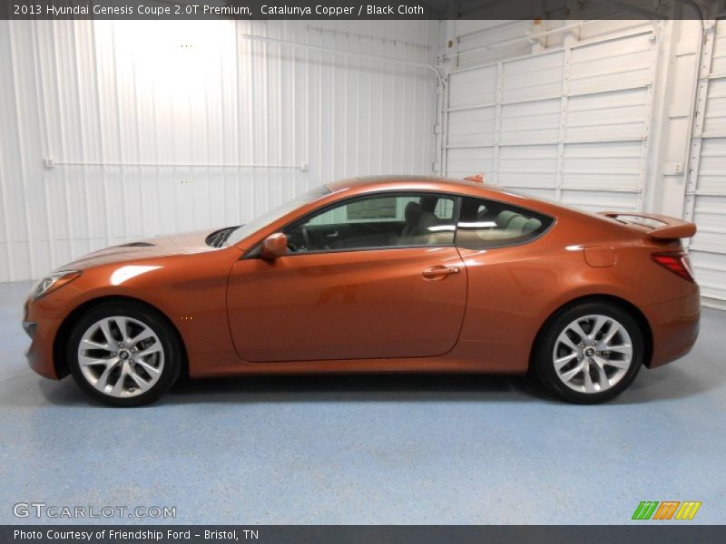 Catalunya Copper / Black Cloth 2013 Hyundai Genesis Coupe 2.0T Premium