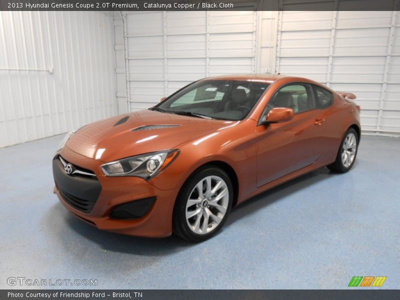 Catalunya Copper / Black Cloth 2013 Hyundai Genesis Coupe 2.0T Premium