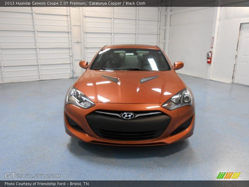 Catalunya Copper / Black Cloth 2013 Hyundai Genesis Coupe 2.0T Premium
