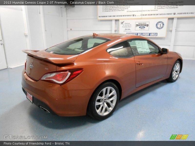 Catalunya Copper / Black Cloth 2013 Hyundai Genesis Coupe 2.0T Premium