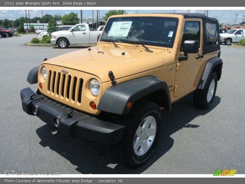 Dune Beige / Black 2013 Jeep Wrangler Sport 4x4