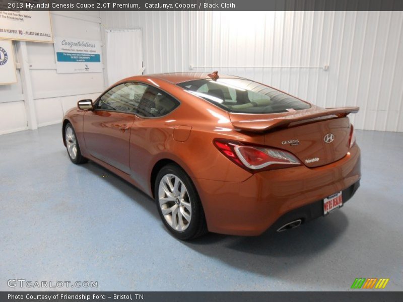 Catalunya Copper / Black Cloth 2013 Hyundai Genesis Coupe 2.0T Premium
