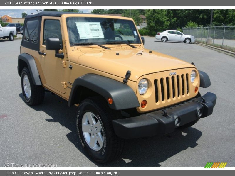 Dune Beige / Black 2013 Jeep Wrangler Sport 4x4
