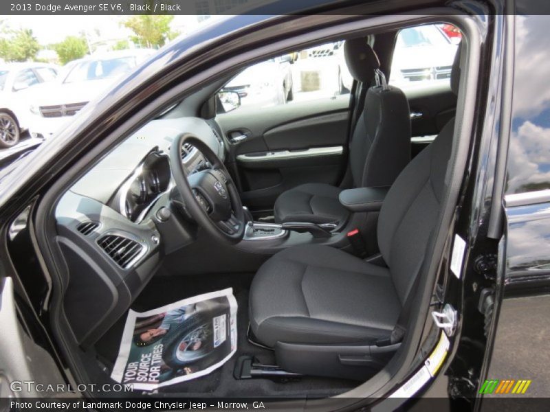 Black / Black 2013 Dodge Avenger SE V6