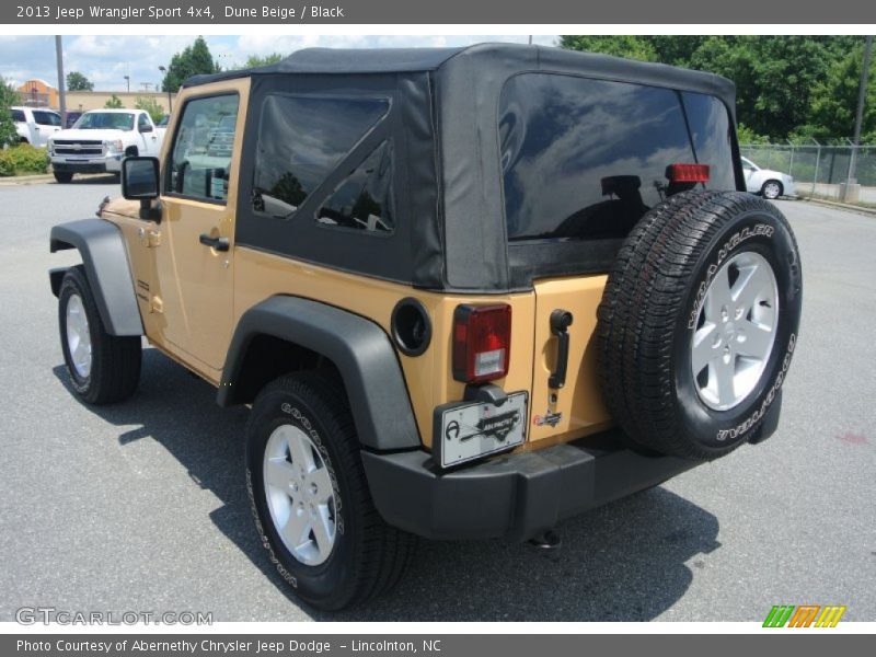 Dune Beige / Black 2013 Jeep Wrangler Sport 4x4