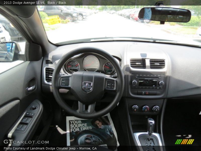 Black / Black 2013 Dodge Avenger SE V6