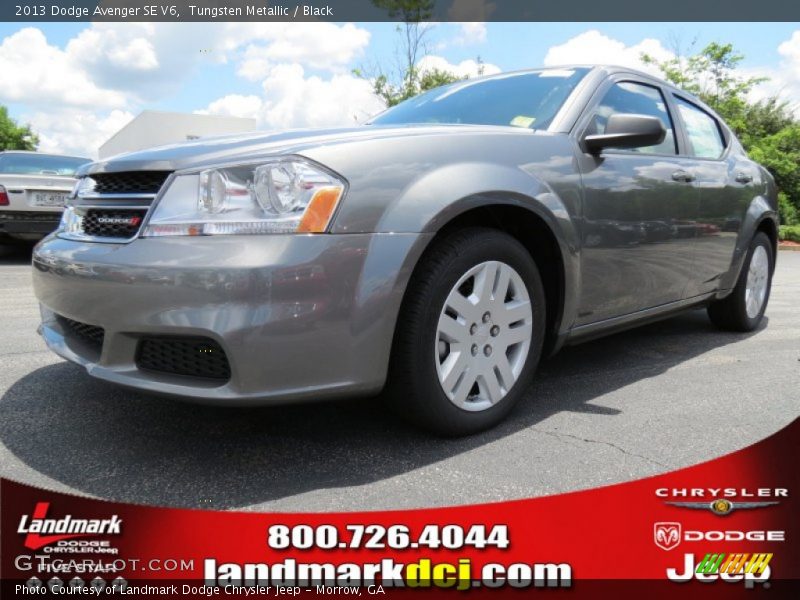 Tungsten Metallic / Black 2013 Dodge Avenger SE V6