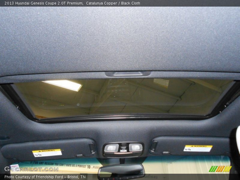Catalunya Copper / Black Cloth 2013 Hyundai Genesis Coupe 2.0T Premium