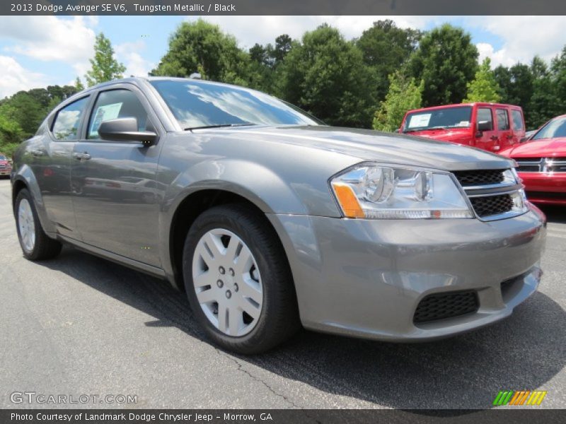 Tungsten Metallic / Black 2013 Dodge Avenger SE V6