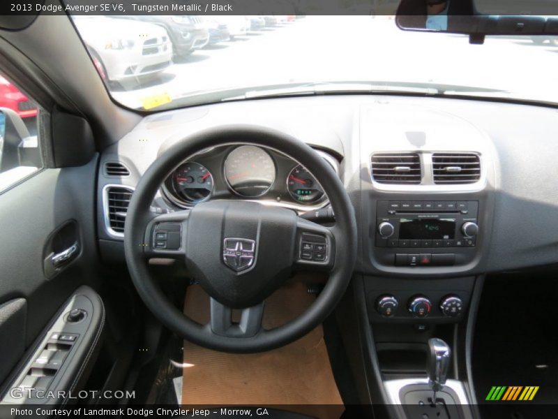 Tungsten Metallic / Black 2013 Dodge Avenger SE V6