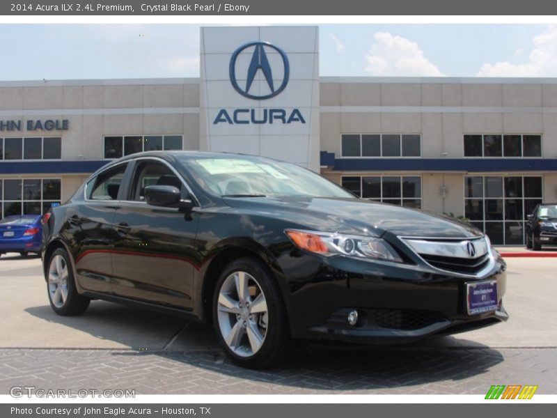 Crystal Black Pearl / Ebony 2014 Acura ILX 2.4L Premium