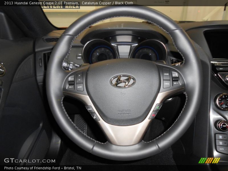 Catalunya Copper / Black Cloth 2013 Hyundai Genesis Coupe 2.0T Premium