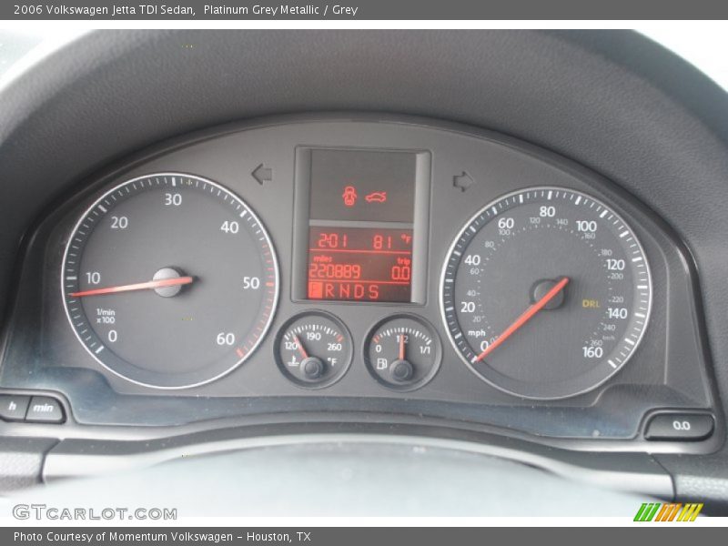 Platinum Grey Metallic / Grey 2006 Volkswagen Jetta TDI Sedan