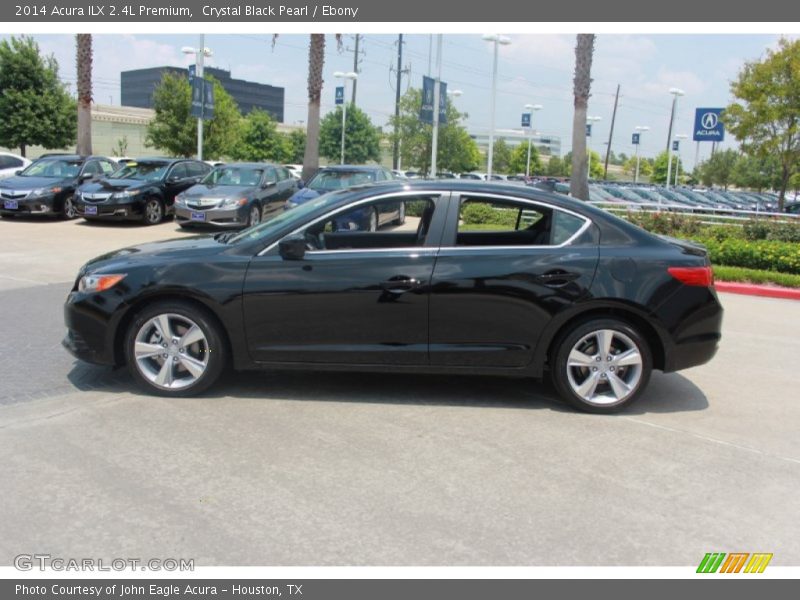 Crystal Black Pearl / Ebony 2014 Acura ILX 2.4L Premium