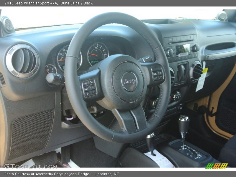 Dune Beige / Black 2013 Jeep Wrangler Sport 4x4