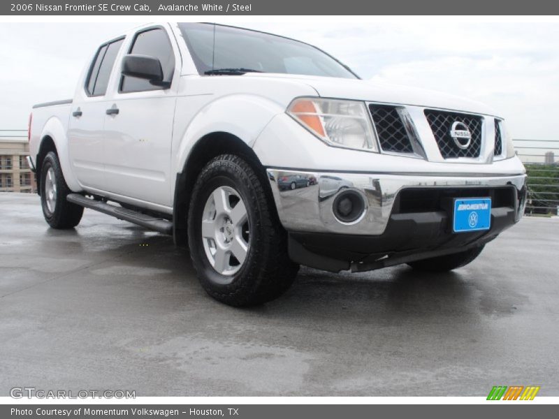 Avalanche White / Steel 2006 Nissan Frontier SE Crew Cab