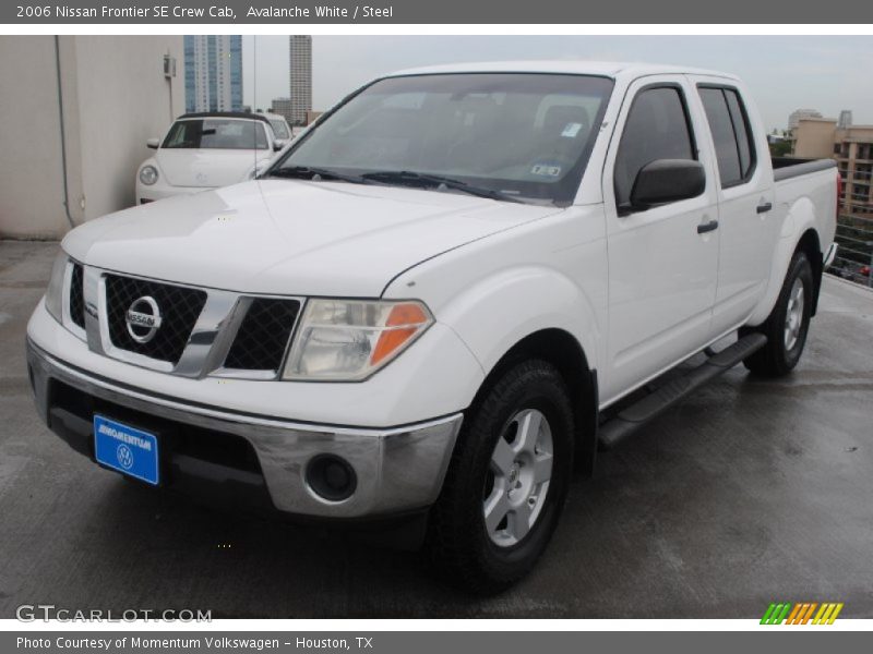Avalanche White / Steel 2006 Nissan Frontier SE Crew Cab