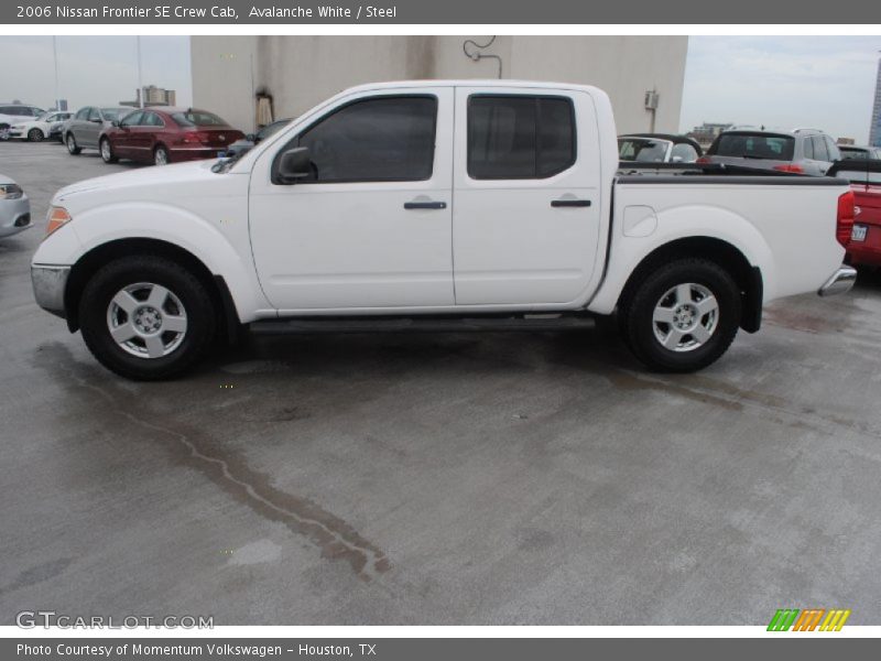 Avalanche White / Steel 2006 Nissan Frontier SE Crew Cab