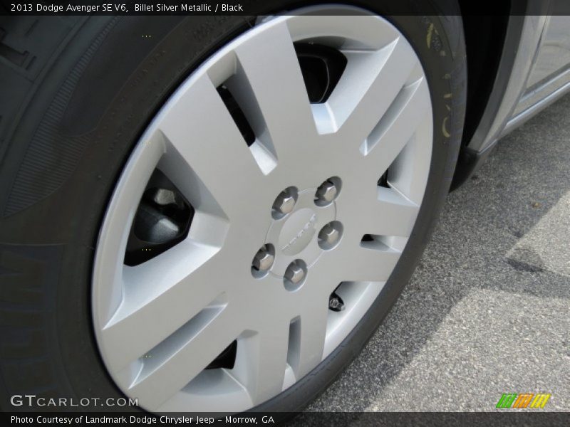 Billet Silver Metallic / Black 2013 Dodge Avenger SE V6