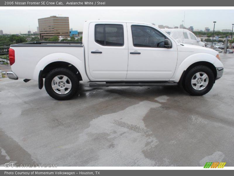 Avalanche White / Steel 2006 Nissan Frontier SE Crew Cab