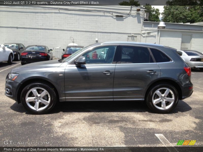 Daytona Gray Pearl Effect / Black 2012 Audi Q5 3.2 FSI quattro