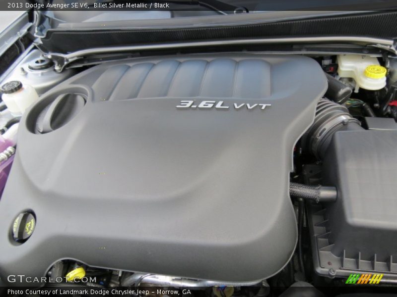 Billet Silver Metallic / Black 2013 Dodge Avenger SE V6