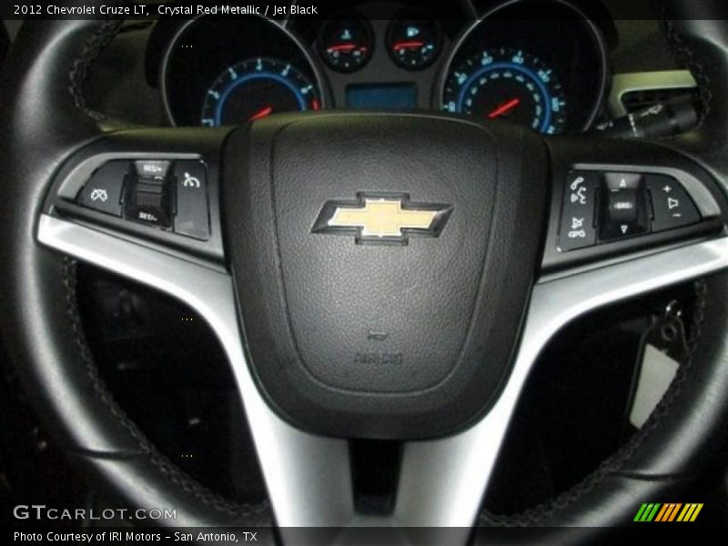 Crystal Red Metallic / Jet Black 2012 Chevrolet Cruze LT