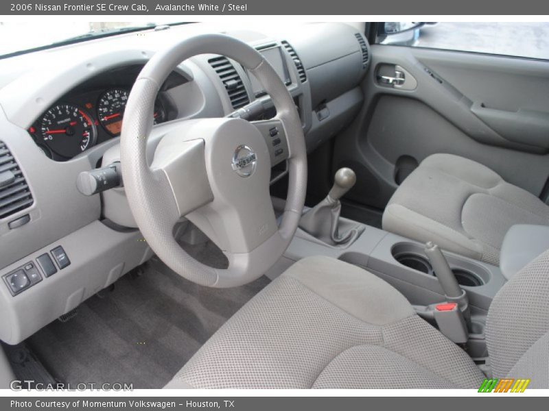 Avalanche White / Steel 2006 Nissan Frontier SE Crew Cab