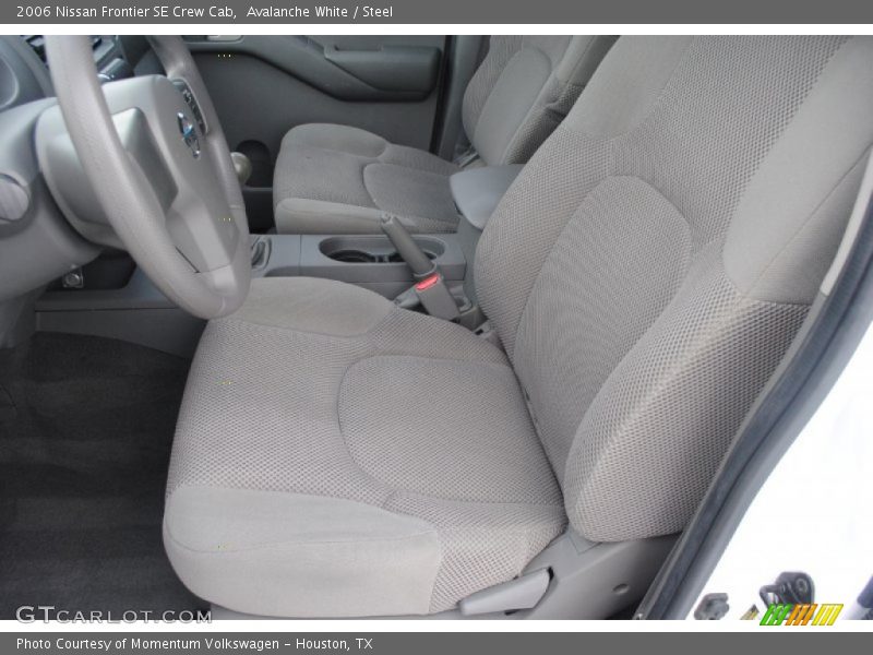 Avalanche White / Steel 2006 Nissan Frontier SE Crew Cab