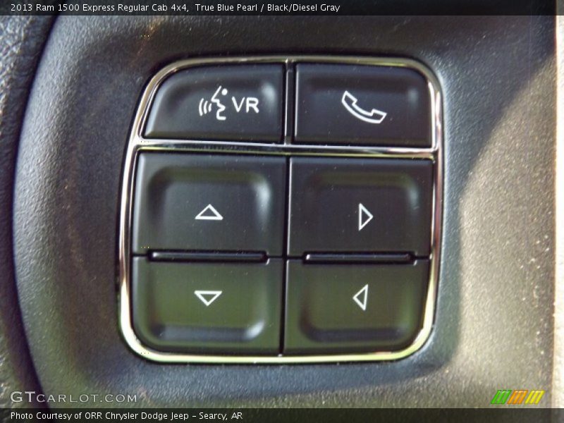 True Blue Pearl / Black/Diesel Gray 2013 Ram 1500 Express Regular Cab 4x4