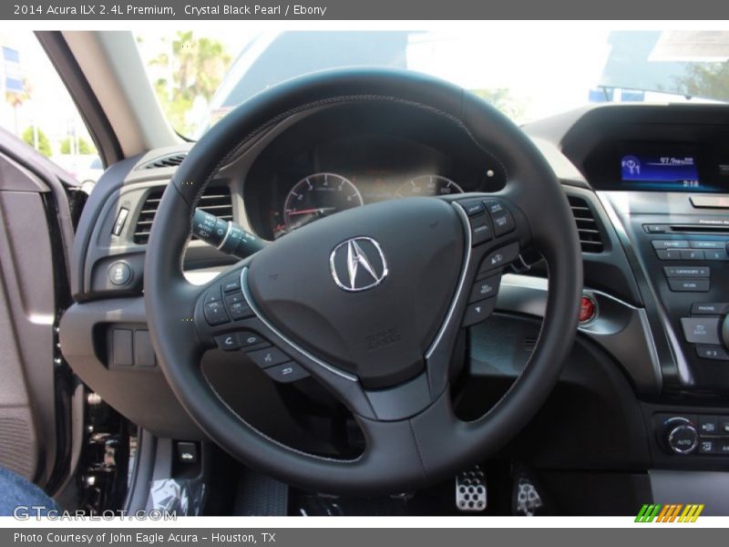 Crystal Black Pearl / Ebony 2014 Acura ILX 2.4L Premium