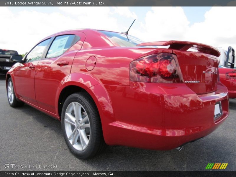 Redline 2-Coat Pearl / Black 2013 Dodge Avenger SE V6