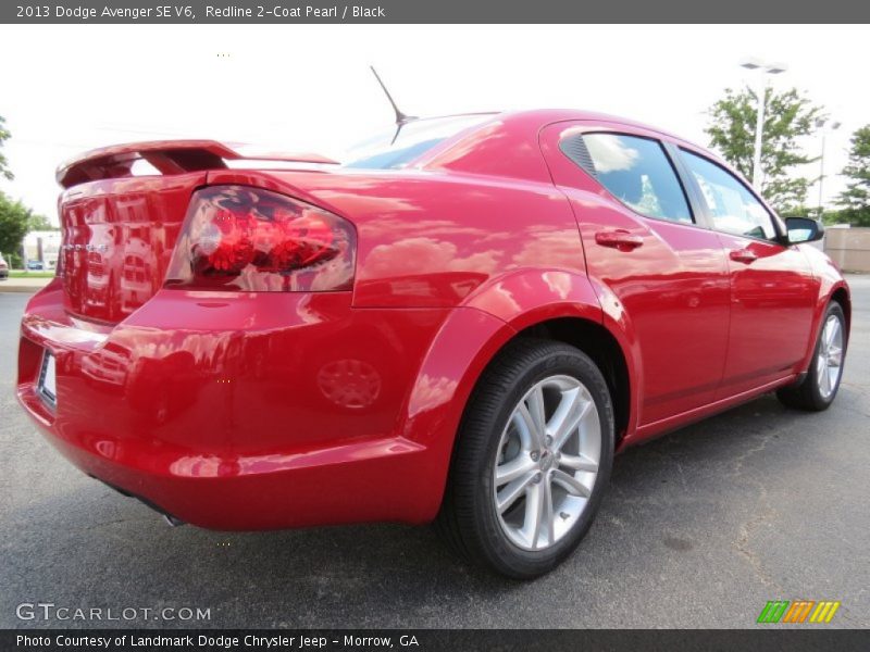 Redline 2-Coat Pearl / Black 2013 Dodge Avenger SE V6
