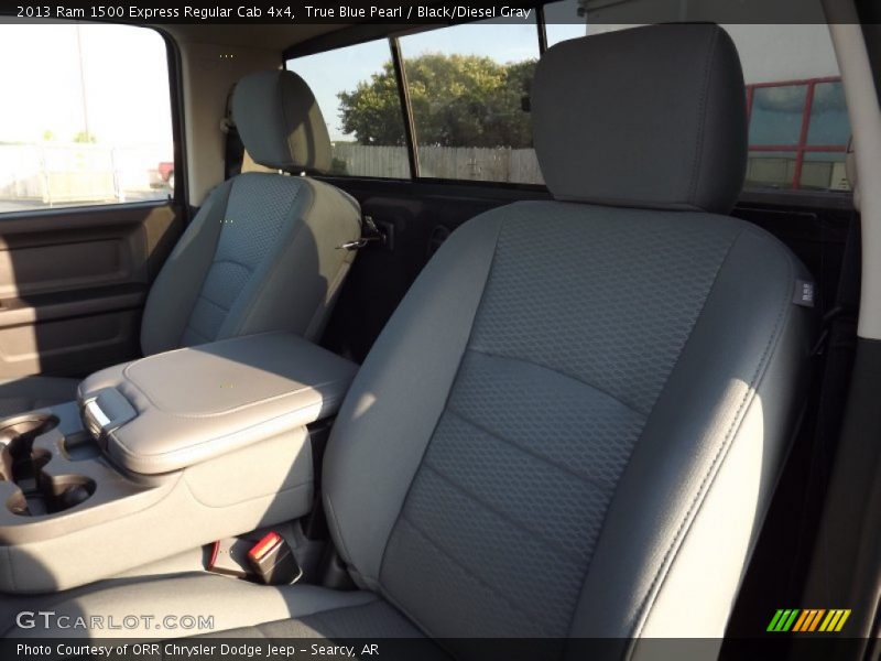 True Blue Pearl / Black/Diesel Gray 2013 Ram 1500 Express Regular Cab 4x4