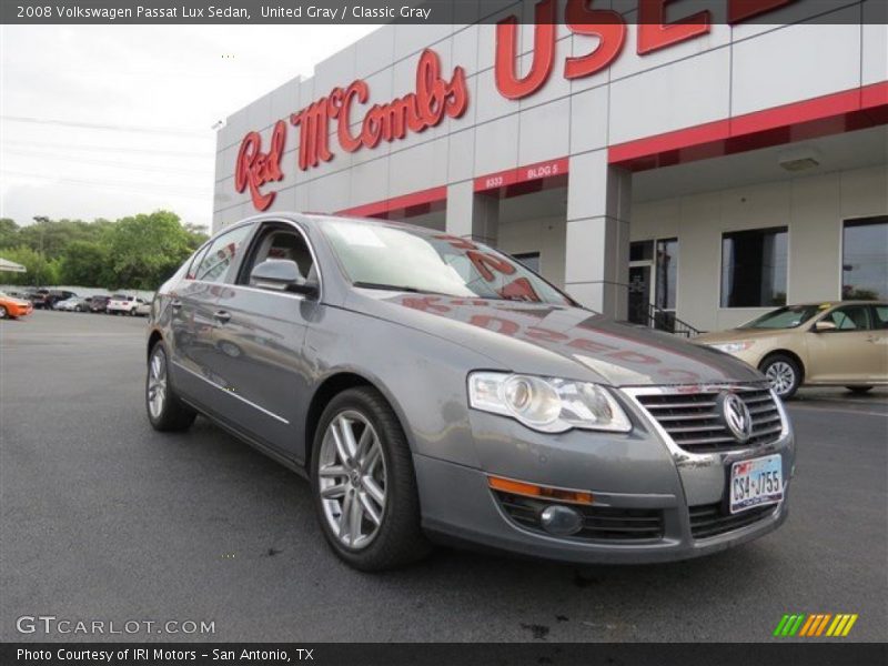 United Gray / Classic Gray 2008 Volkswagen Passat Lux Sedan