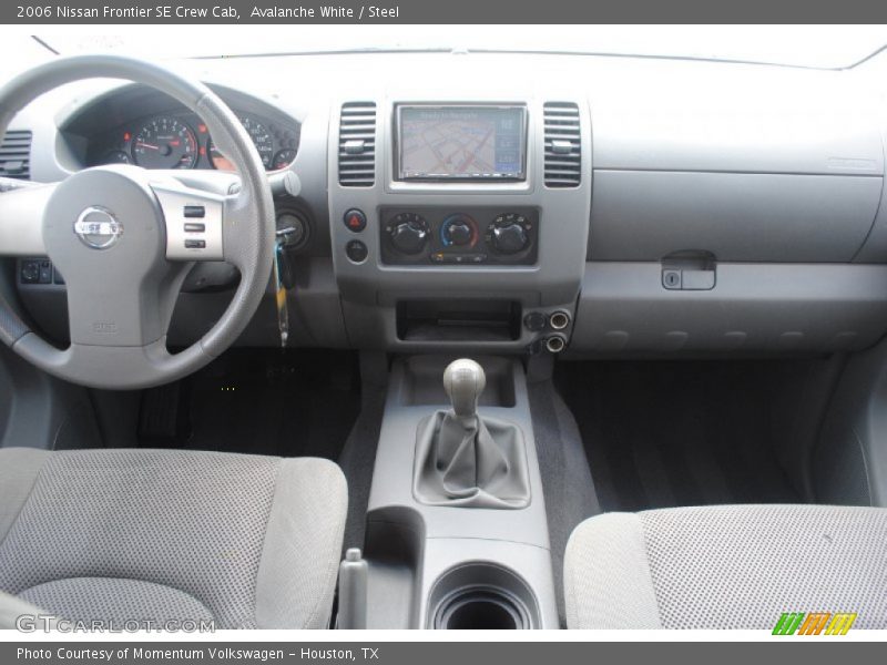 Avalanche White / Steel 2006 Nissan Frontier SE Crew Cab
