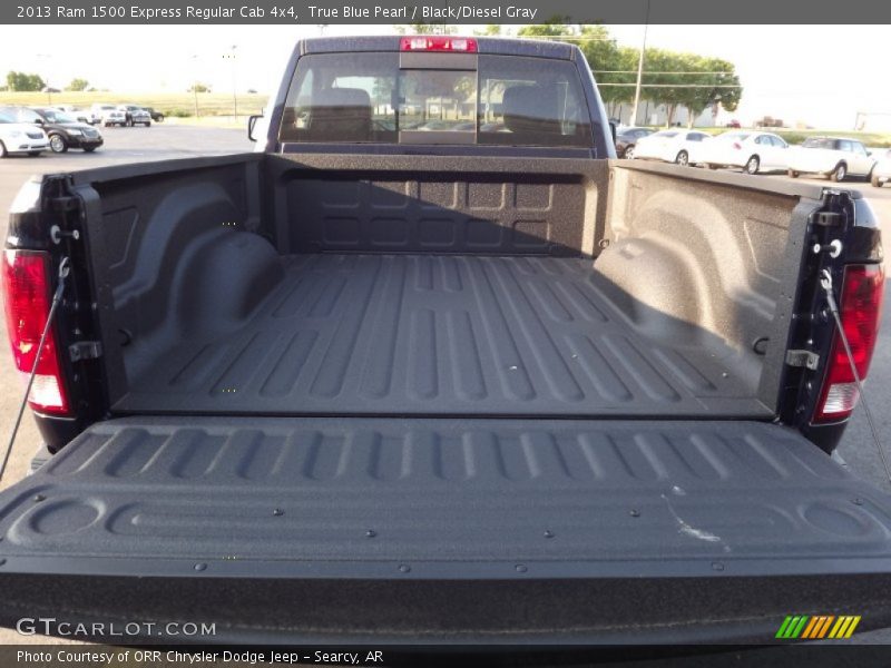 True Blue Pearl / Black/Diesel Gray 2013 Ram 1500 Express Regular Cab 4x4