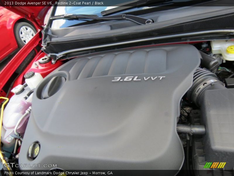 Redline 2-Coat Pearl / Black 2013 Dodge Avenger SE V6