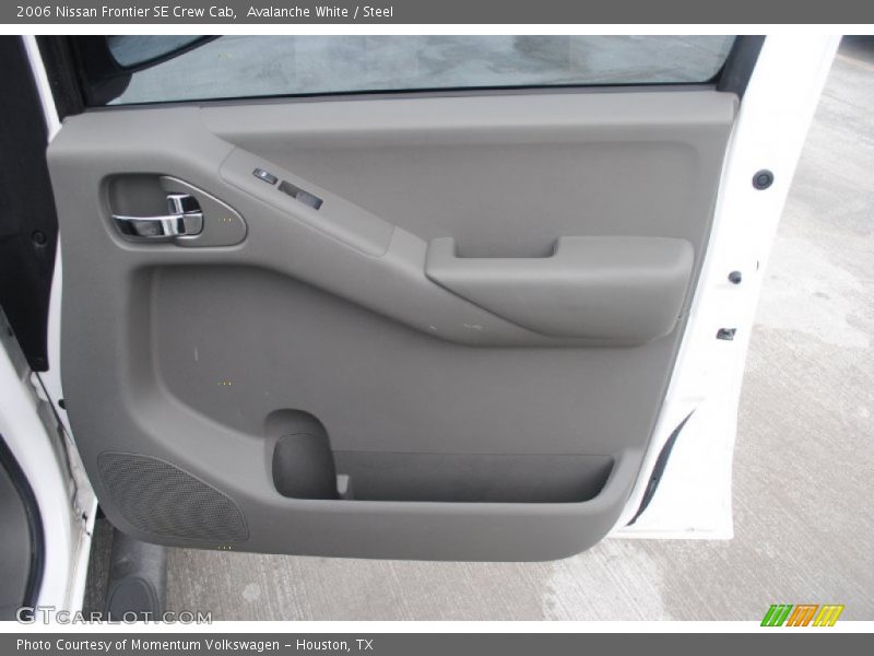 Avalanche White / Steel 2006 Nissan Frontier SE Crew Cab
