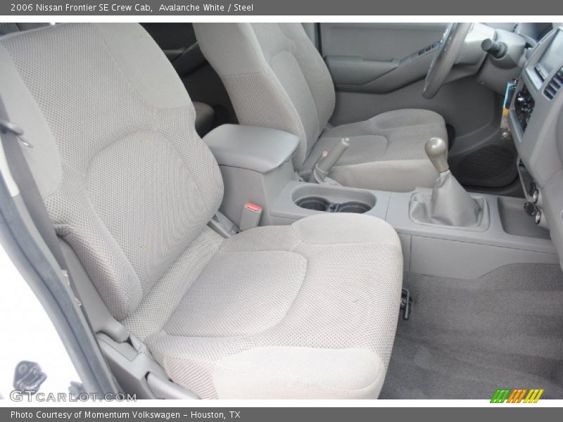 Avalanche White / Steel 2006 Nissan Frontier SE Crew Cab