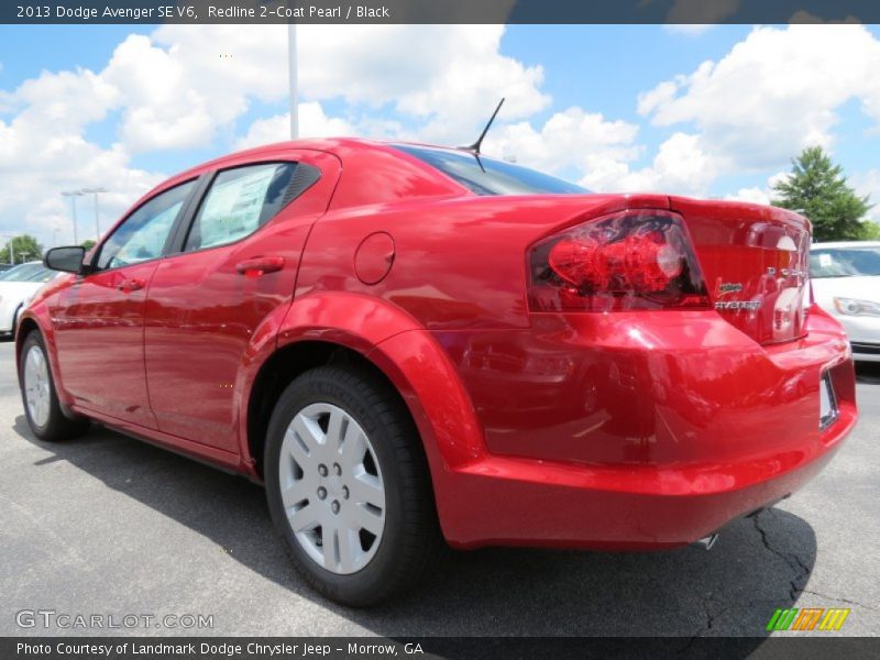 Redline 2-Coat Pearl / Black 2013 Dodge Avenger SE V6