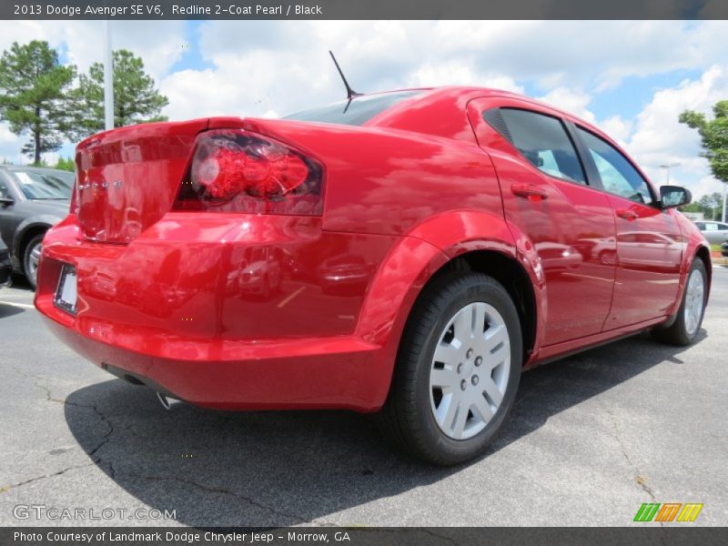 Redline 2-Coat Pearl / Black 2013 Dodge Avenger SE V6