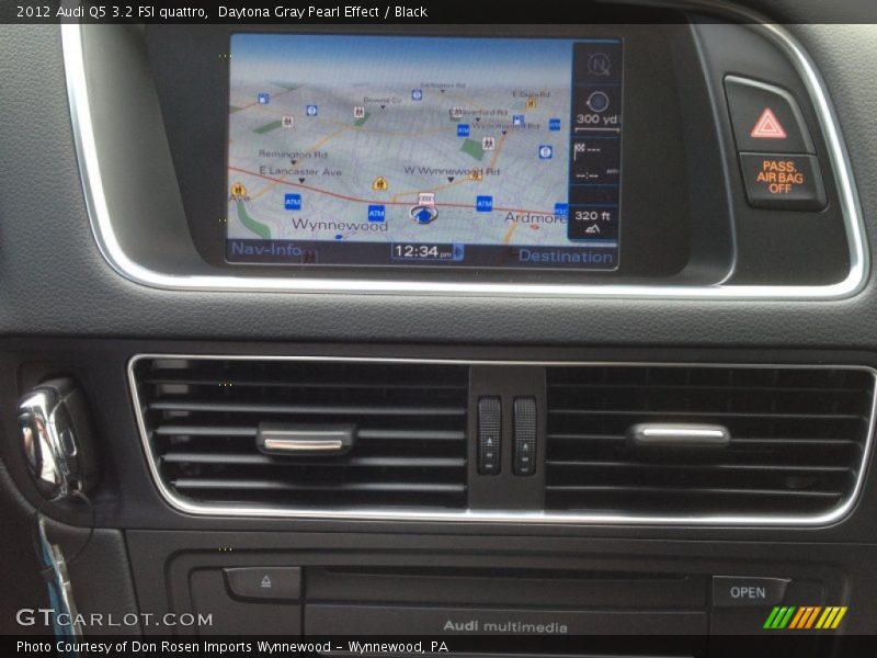 Daytona Gray Pearl Effect / Black 2012 Audi Q5 3.2 FSI quattro