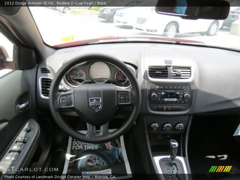 Redline 2-Coat Pearl / Black 2013 Dodge Avenger SE V6