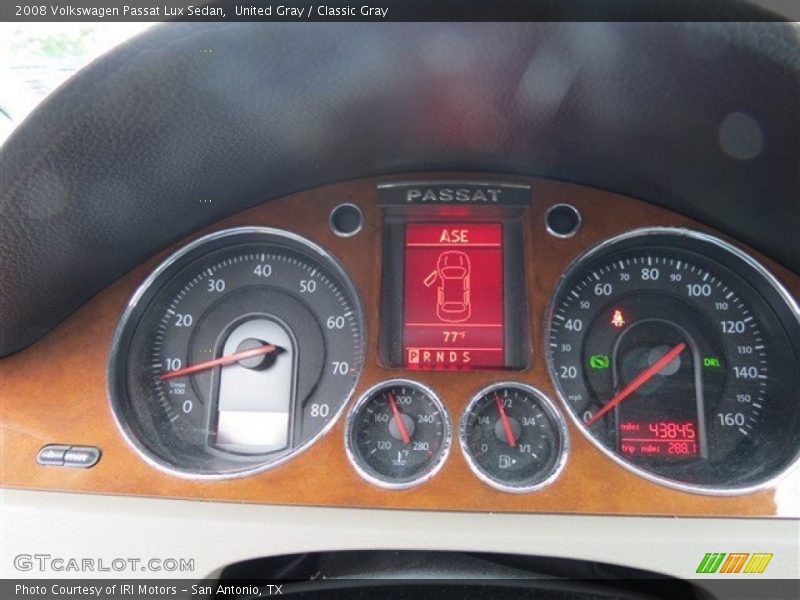 United Gray / Classic Gray 2008 Volkswagen Passat Lux Sedan